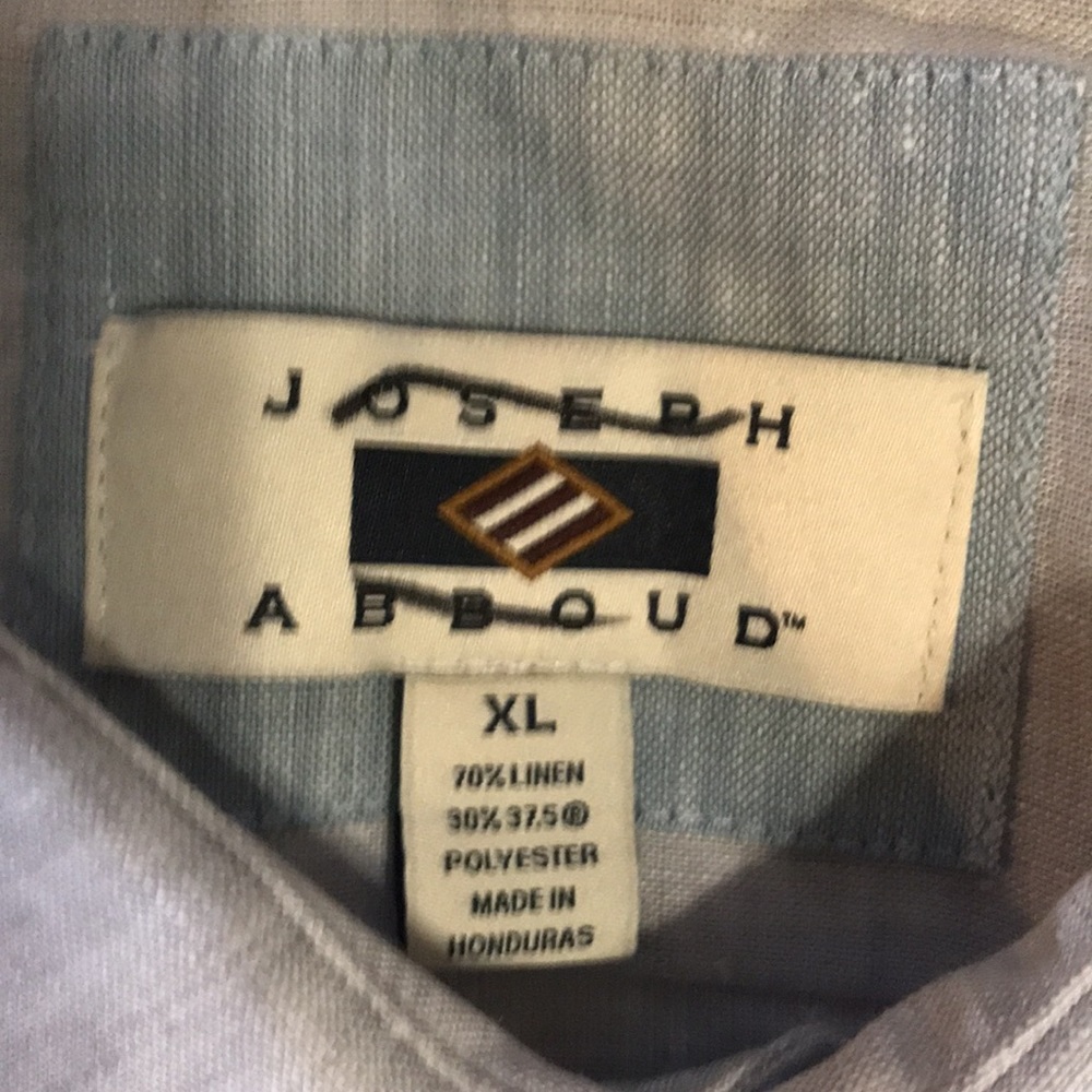 ❤️231)NWT Mens casual shirt by Joseph Abboud. Aero Linen multiple sizes - Picture 3 of 8
